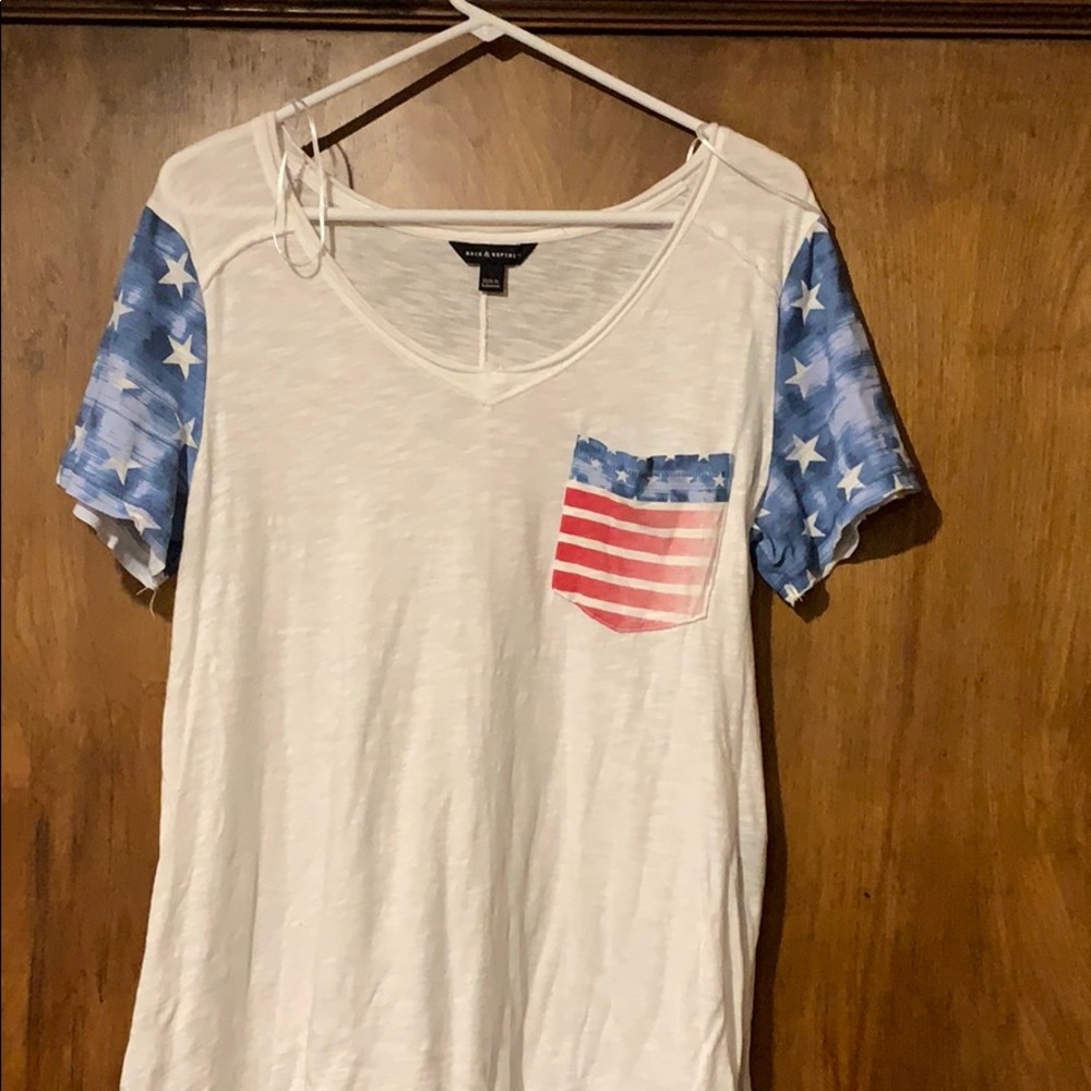 American flag t shirt rock and republic brand